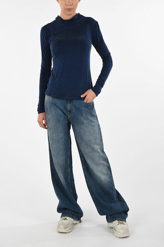 MM6 T-shirt a Collo Alto