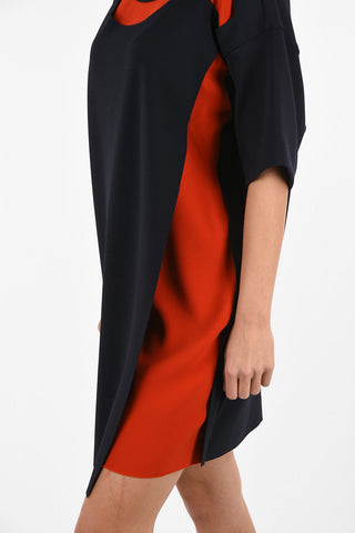 MM1 Split-Side Hem Knit Above Knee Tunic Dress