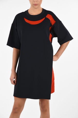 MM1 Split-Side Hem Knit Above Knee Tunic Dress