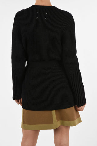 MM4 Wool Cardigan with Belt