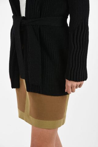 MM4 Wool Cardigan with Belt
