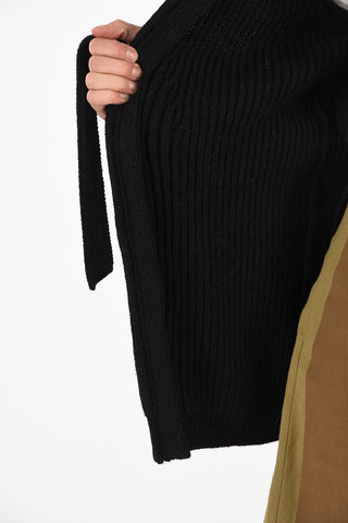 MM4 Wool Cardigan with Belt