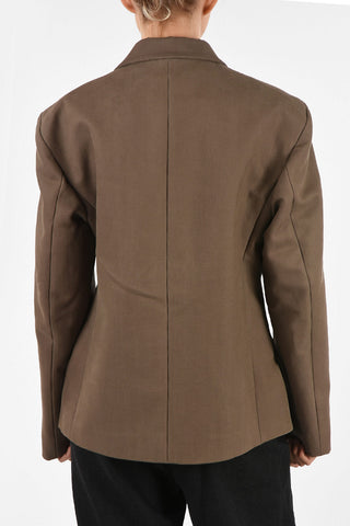 MM1 Double Breasted Blazer with Lurex Detail