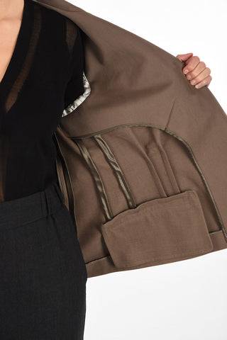 MM1 Double Breasted Blazer with Lurex Detail