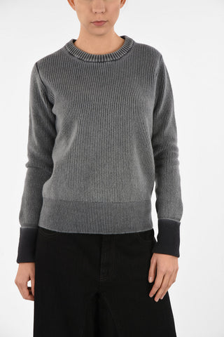 MM0 Ribbed Crew-Neck Sweater