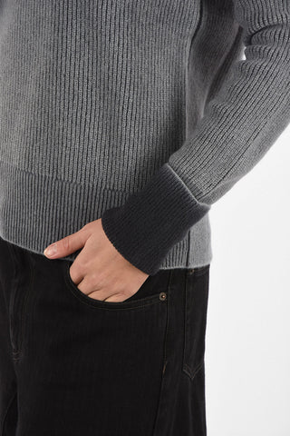 MM0 Ribbed Crew-Neck Sweater