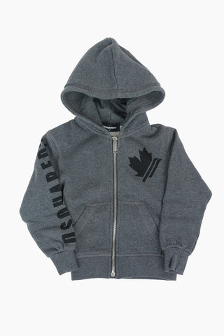 Felpa con Zip e Cappuccio