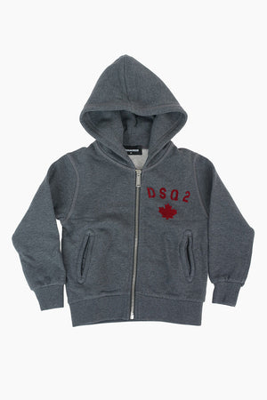 Hooded and Zipped Sweatshirt