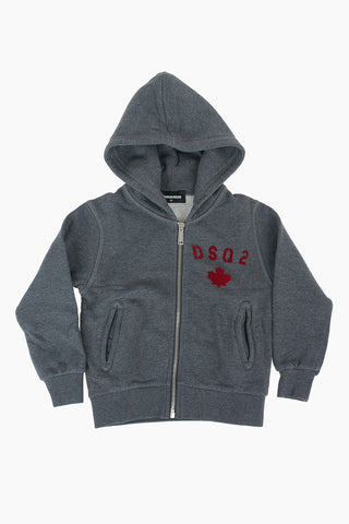 Hooded and Zipped Sweatshirt
