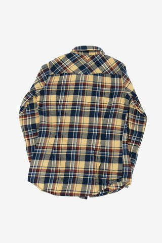 camicia tartan con Tasche Frontali