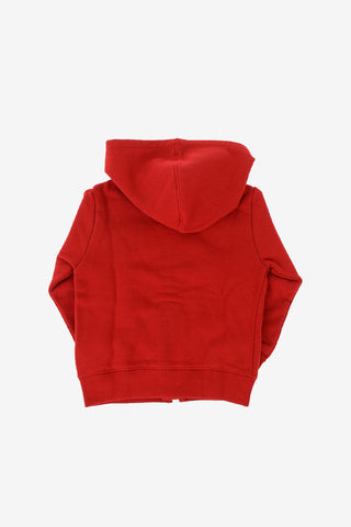 printed Sweatshirt with Zip Closure