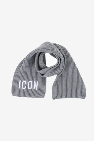 104x17cm ribbed ICON Scarf