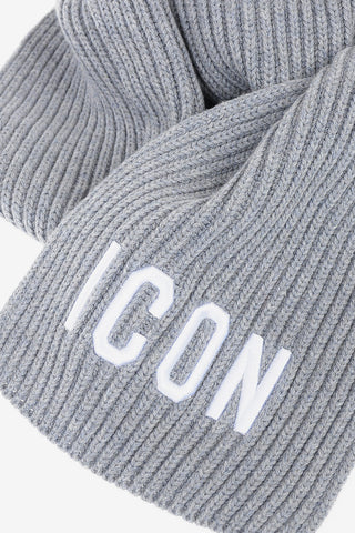 104x17cm ribbed ICON Scarf