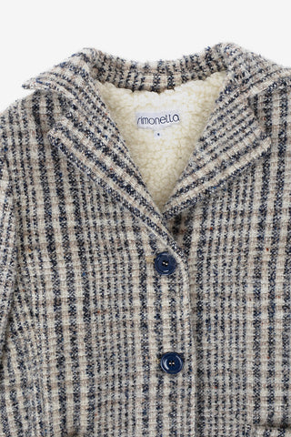 cappotto chesterfield bouclé