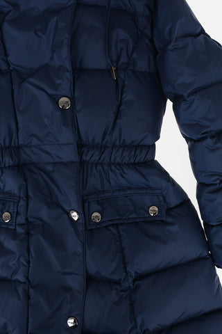 Real Fur Insert Down Jacket