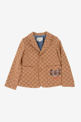 All Over Logo 2-button blazer