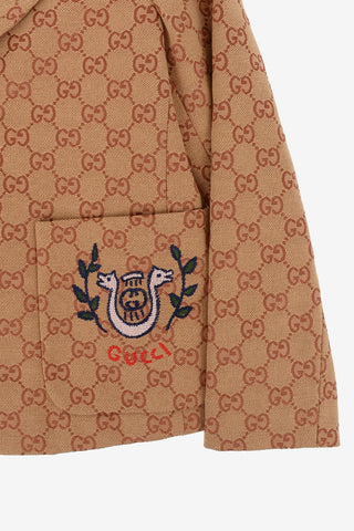 All Over Logo 2-button blazer