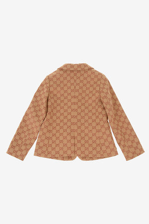 All Over Logo 2-button blazer