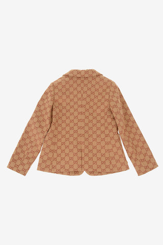 All Over Logo 2-button blazer