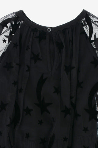 tulle dress with Stars Applications