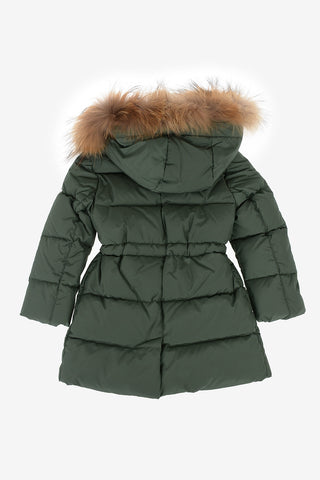 Real Fur Insert Down Jacket