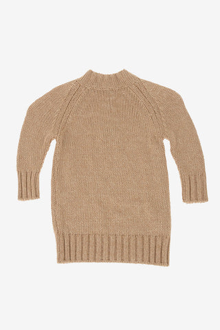 vestito in maglia e lurex