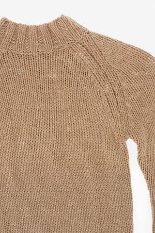 vestito in maglia e lurex