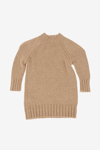 vestito in maglia e lurex