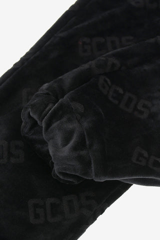 Chenille All Over Logo Pants