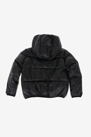 Hooded down jacket
