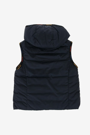 Hooded Sleeveless Down Jacket
