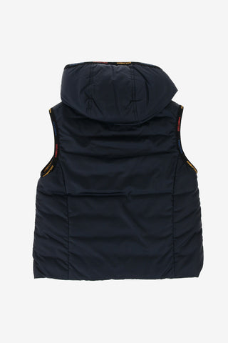 Hooded Sleeveless Down Jacket