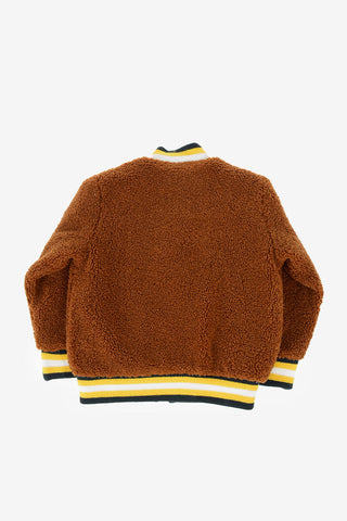 Teddy Bomber with Zip Frontal Closure