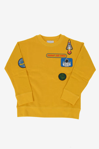 embroidered crew-neck sweatshirt