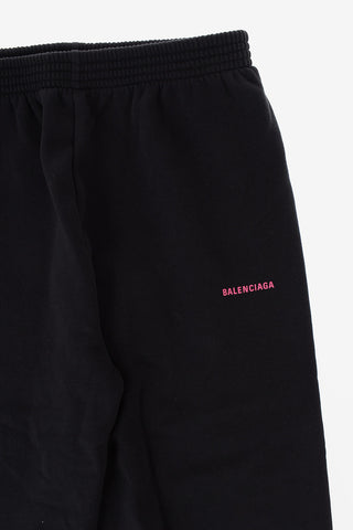 Cotton Joggers with Logo-Print