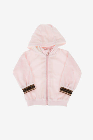 Chenille Sweatshirt with Zip Closure