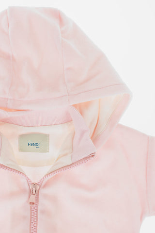 Chenille Sweatshirt with Zip Closure