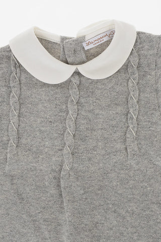 cable knit Romper Suit