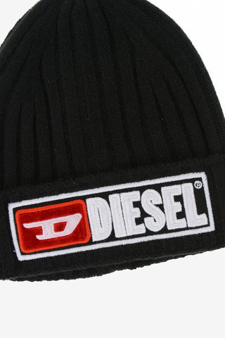 ribbed Beanie with Logo