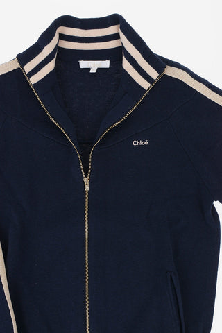 Sweatshirt with Contrasting Side Bands