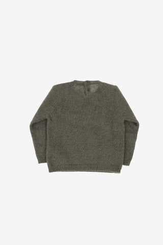 Robot Embroidered crew-neck sweater