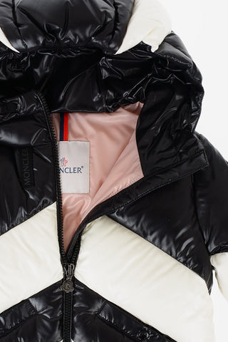 full zip two-tone FAUCILLE down jacket