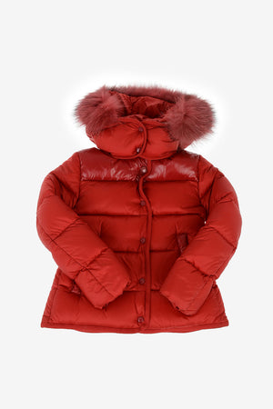 Hooded ARMANDINE down jacket