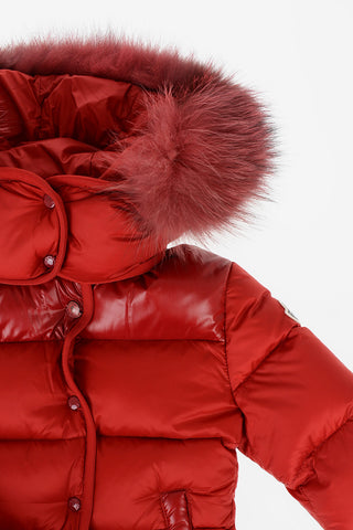Hooded ARMANDINE down jacket