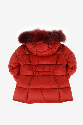 Hooded ARMANDINE down jacket