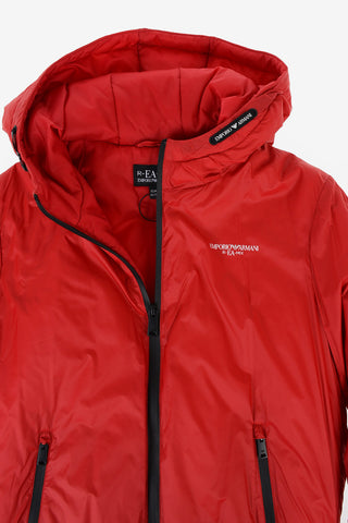 EMPORIO giubbotto Puffer con cappuccio R-EA-MIX