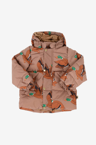 Duck- Print Puffer Jacket