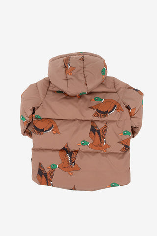 Duck- Print Puffer Jacket