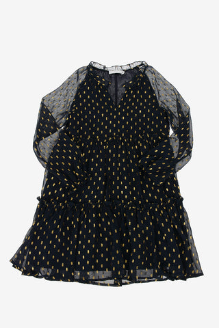 tulle dress with Lurex Details