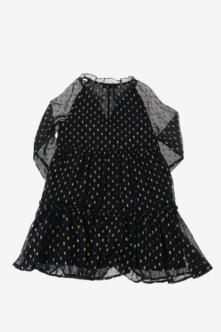 tulle dress with Lurex Details